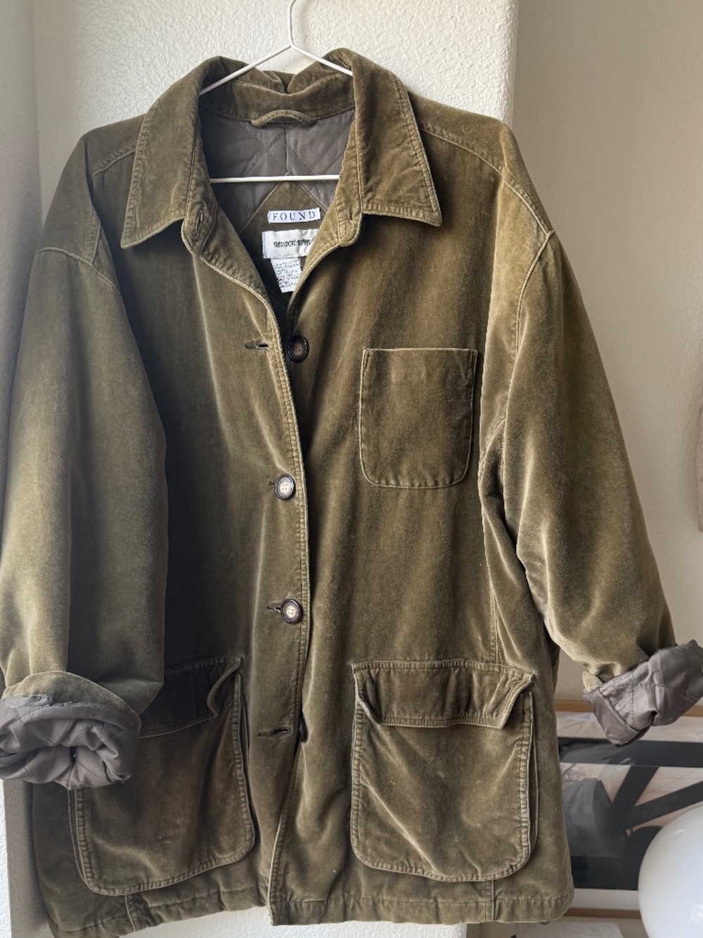 Vintage Newport News x FOUND Vintage Velvet Field Jacket